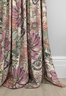 Spring Garden, Khaki - Made to Measure Curtains